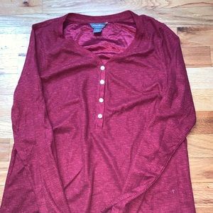 Red pajama shirt